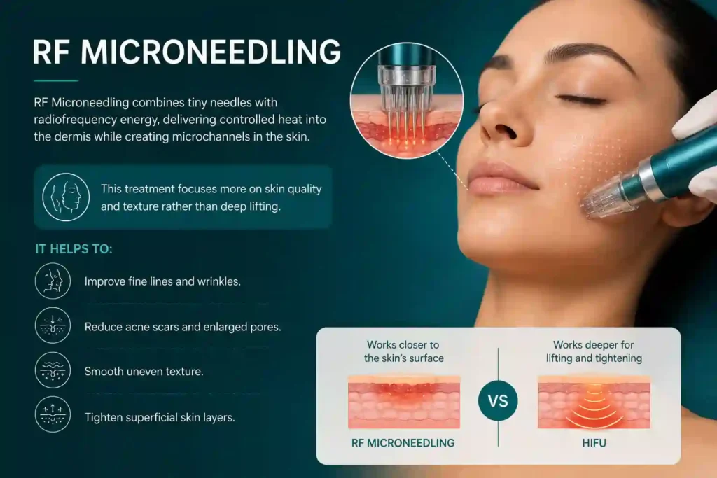 What Does RF Microneedling Do That HIFU Alone Cannot Wigan