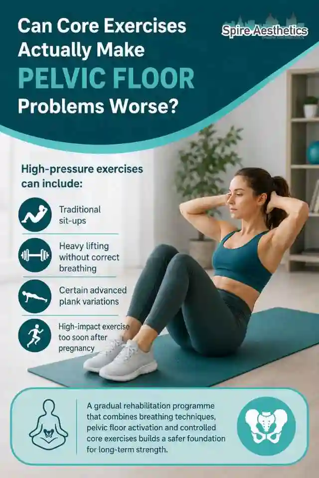 Can Strengthening Your Core Alone Actually Make Pelvic Floor Problems Worse Wigan?